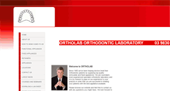 Desktop Screenshot of ortholab.com.au